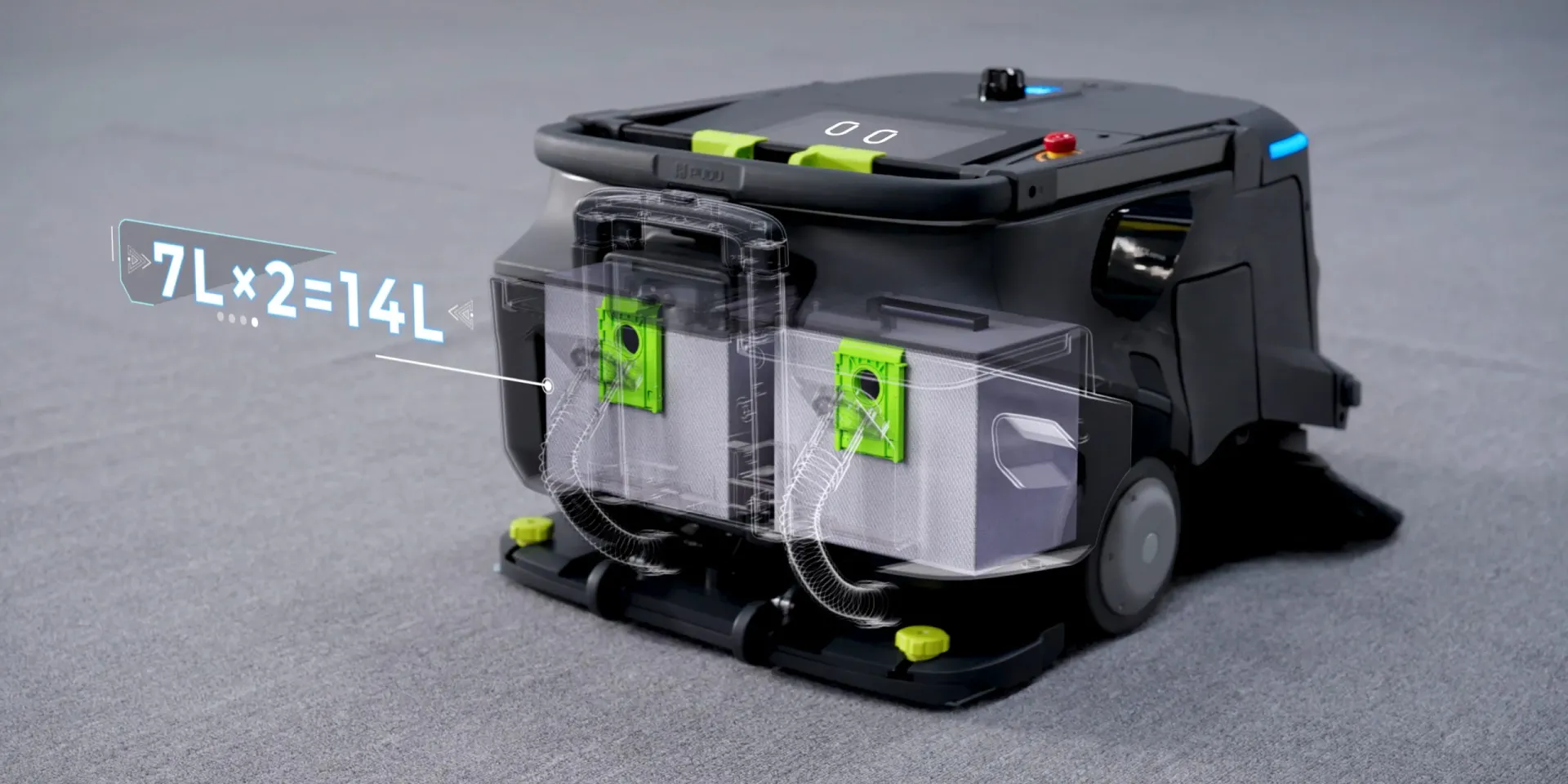 Pudu MT1-Vac intelligens autonóm seprő és porszívó robot