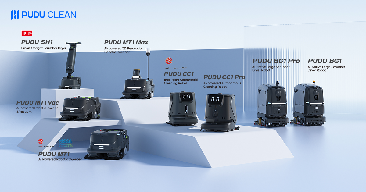 PUDU Ipari Takarító Robot Paletta